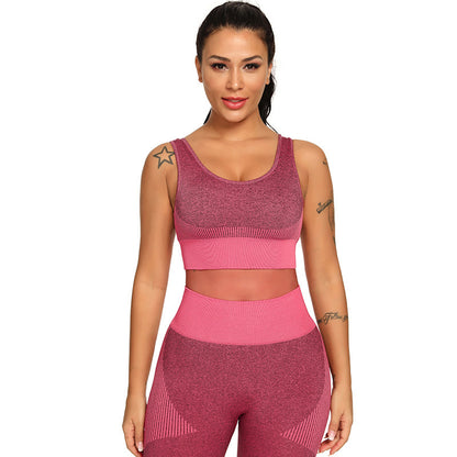 Yoga Set 2 Piece Women Tracksuit Fitness Suit Bra