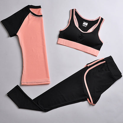 Yoga clothes sports three-piece suit