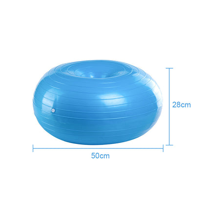 50cm Doughnut Yoga Ball Thickened Explosion-proof Ball Yoga Hemisphere