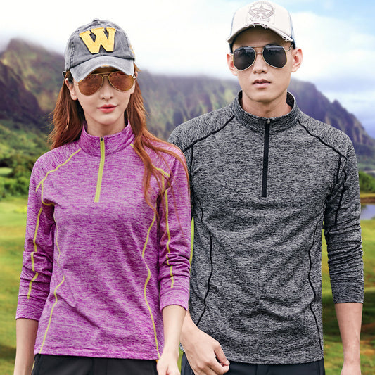 Couple warm yoga clothes