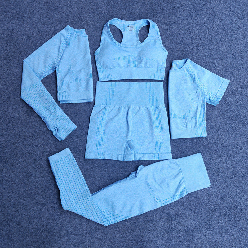 European and American yoga clothes 5-piece set