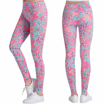 Printed thin pencil feet pants stretch big ladies yoga pants leggings