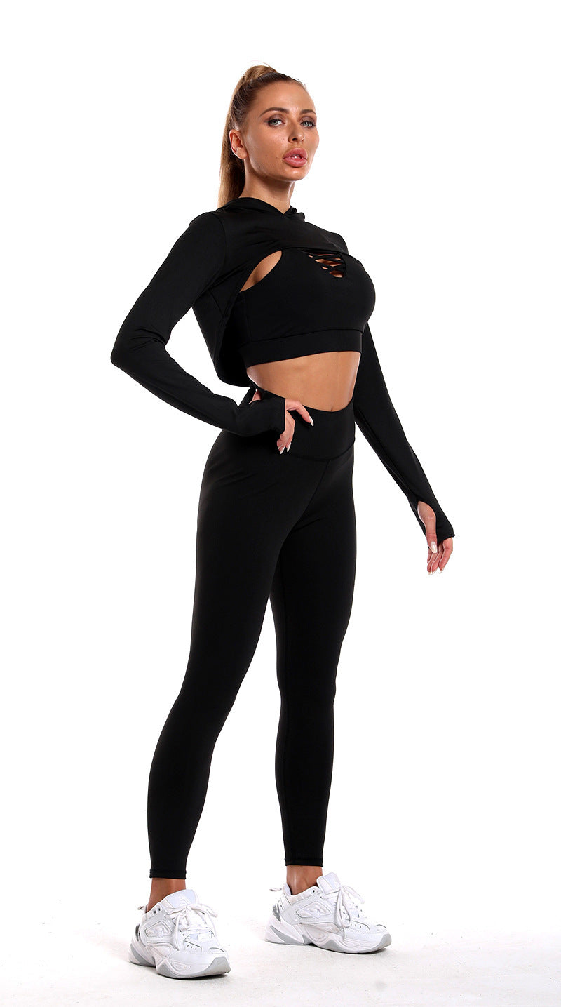 Running Buttocks And Waist Yoga Clothes Suit