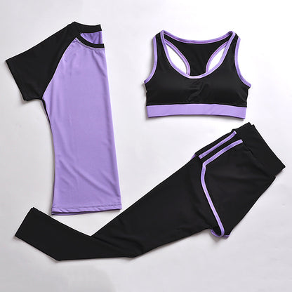 Yoga clothes sports three-piece suit