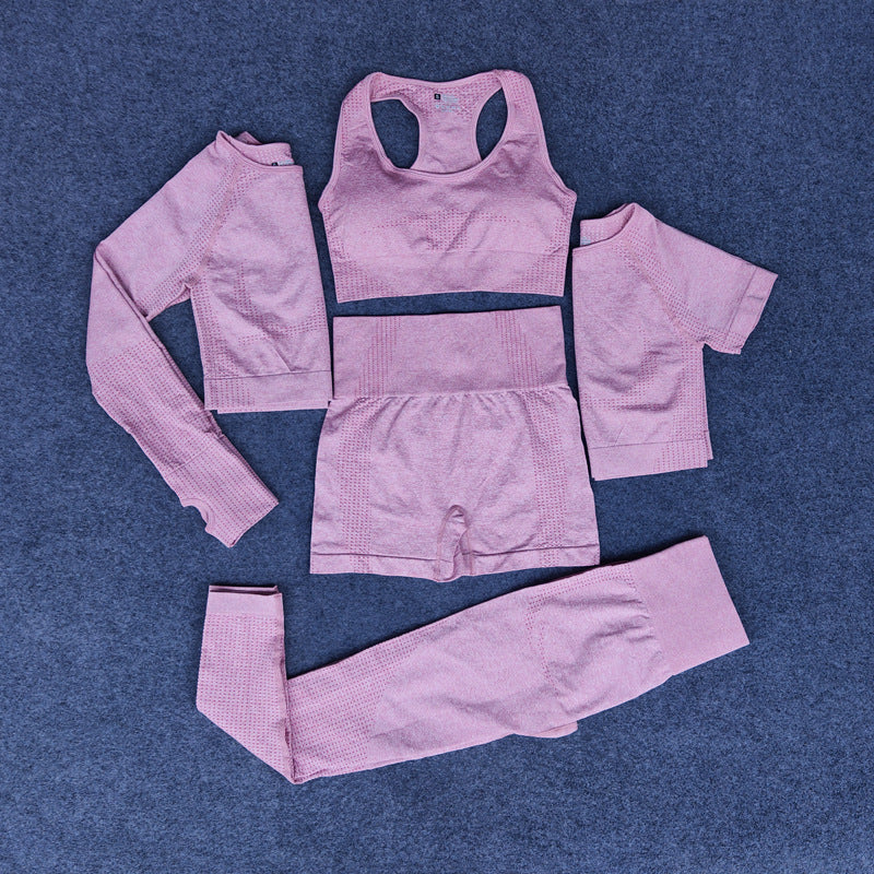 European and American yoga clothes 5-piece set