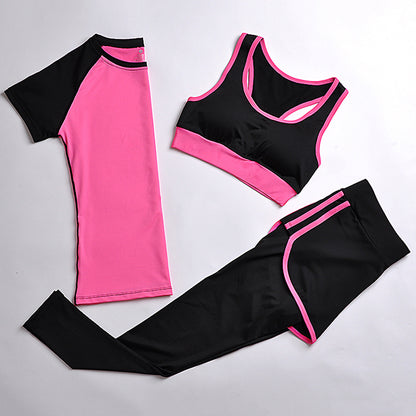 Yoga clothes sports three-piece suit