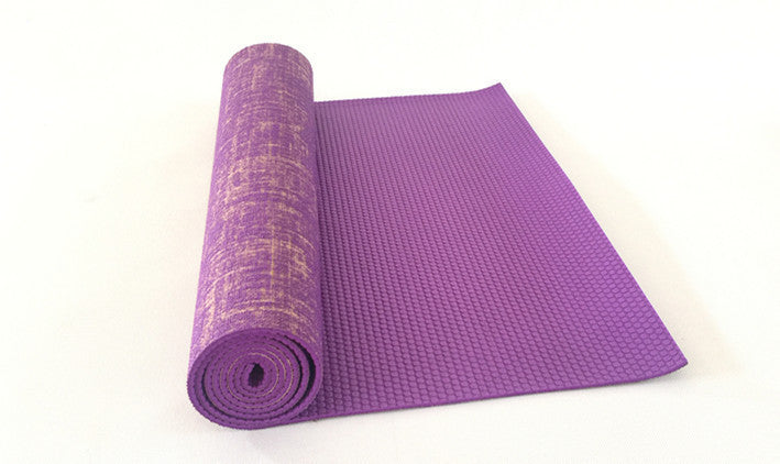 Sackcloth yoga mat