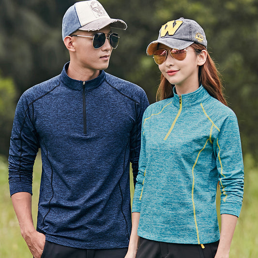 Couple warm yoga clothes