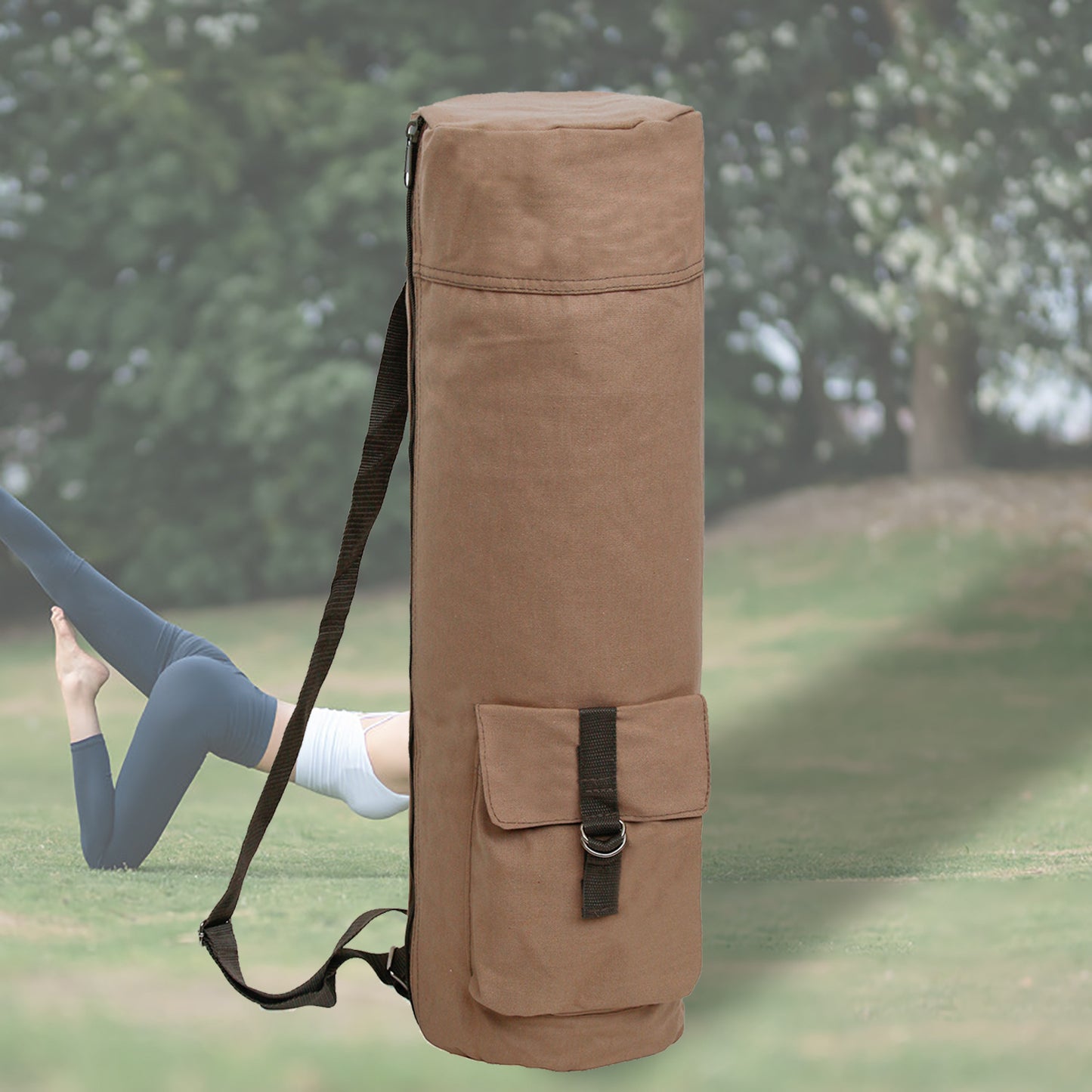 Cylindrical Yoga Bag Multifunctional Large-Capacity Yoga