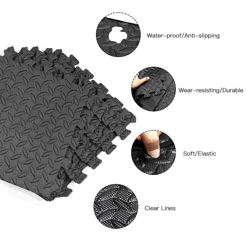 Yoga Mat Protective Floor Mats Antislip Bubble Bowl Foam Pad