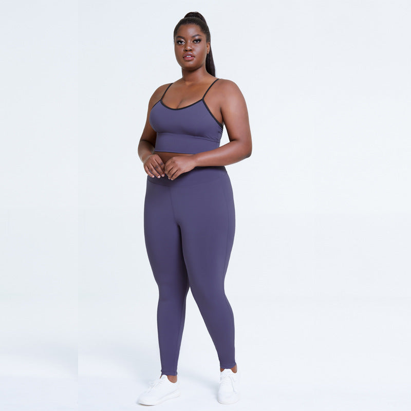 Yoga Clothes Women's Plus Size Solid Color