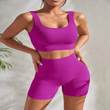 Yoga Clothes Shorts Sports Suit Women